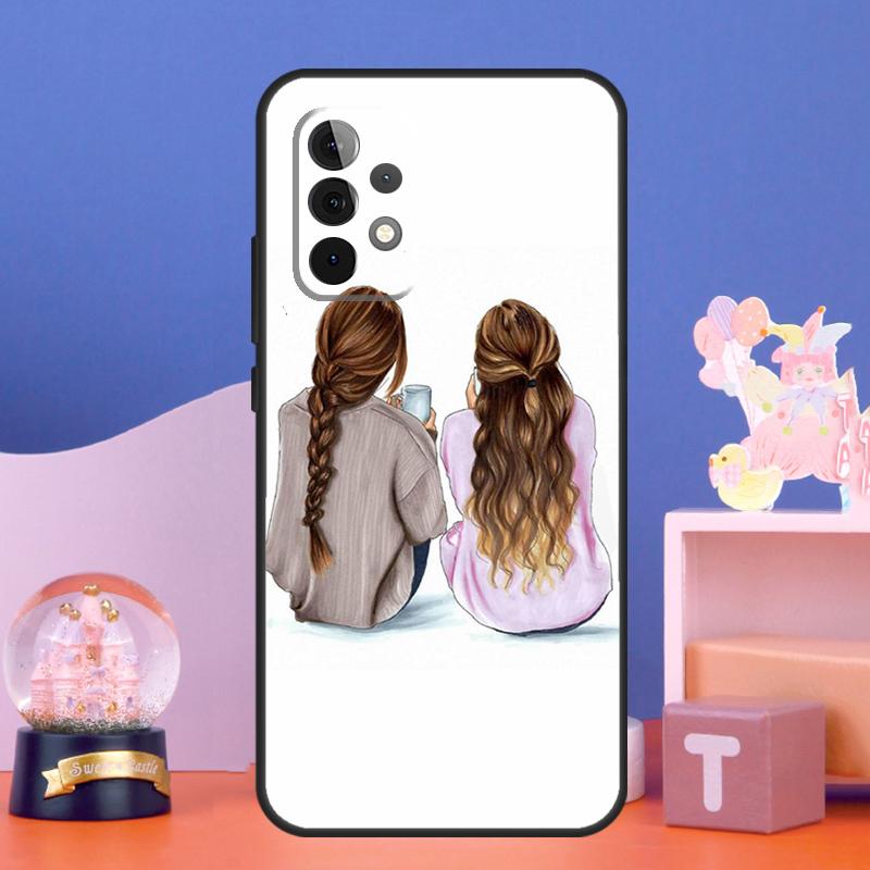 Best Friends BFF Matching Case For Samsung Galaxy A17 A06 A16 A26 A36 A56 A55 A35 A15 A32 A52 A13 A33 A53 A14 A34 A54