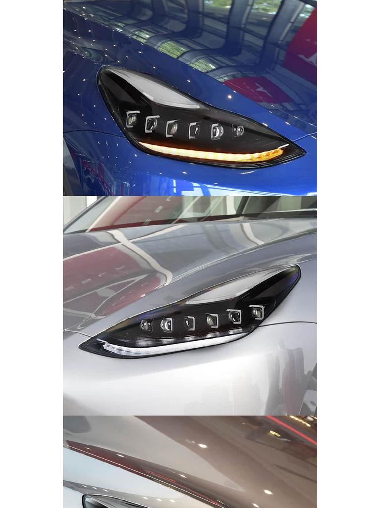 2019-2024 Tesla Model 3/Y Headlight Modification: LED Daytime Running Lights & Sequential Turn Signals