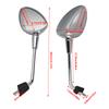 2pcs Motorcycle Rear View Mirror Replacement for     Primavera 50 4T 4V NOABS E2 2013‑2017
