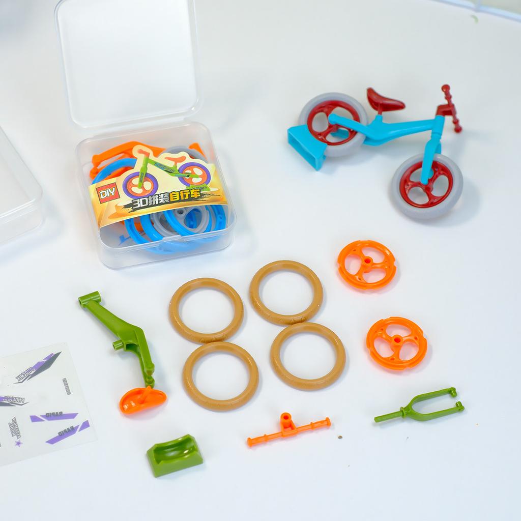 Plastics Assembled Balance Car Ornaments Radish Bike Balance Car Radish Mini Bike Assembled Professional
