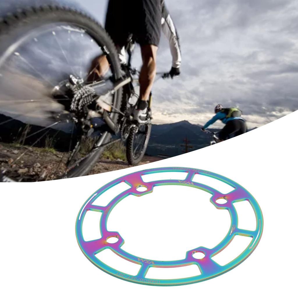 Bike Chain Guard 104BCD Mountain Bike Cranksets Guard Bike Chainring Sprockets Guard Protector