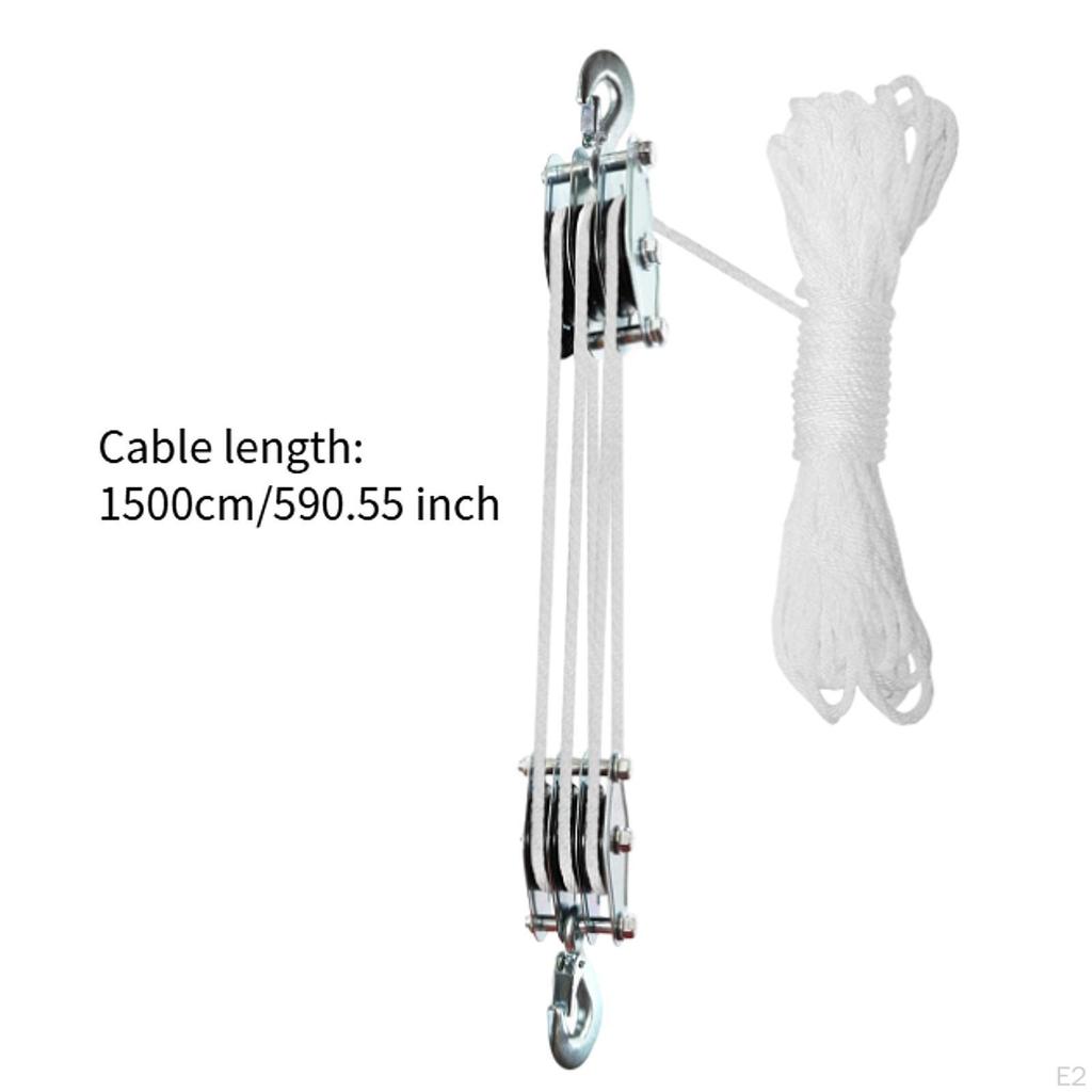 Manual Device with Rope Pulley System for Warehouse Use