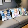 Lumine Anime Game Genshin Impact Pillow Case Fashion Square Pillowcase Bedroom Sofa Room Ins Decoration Leisure