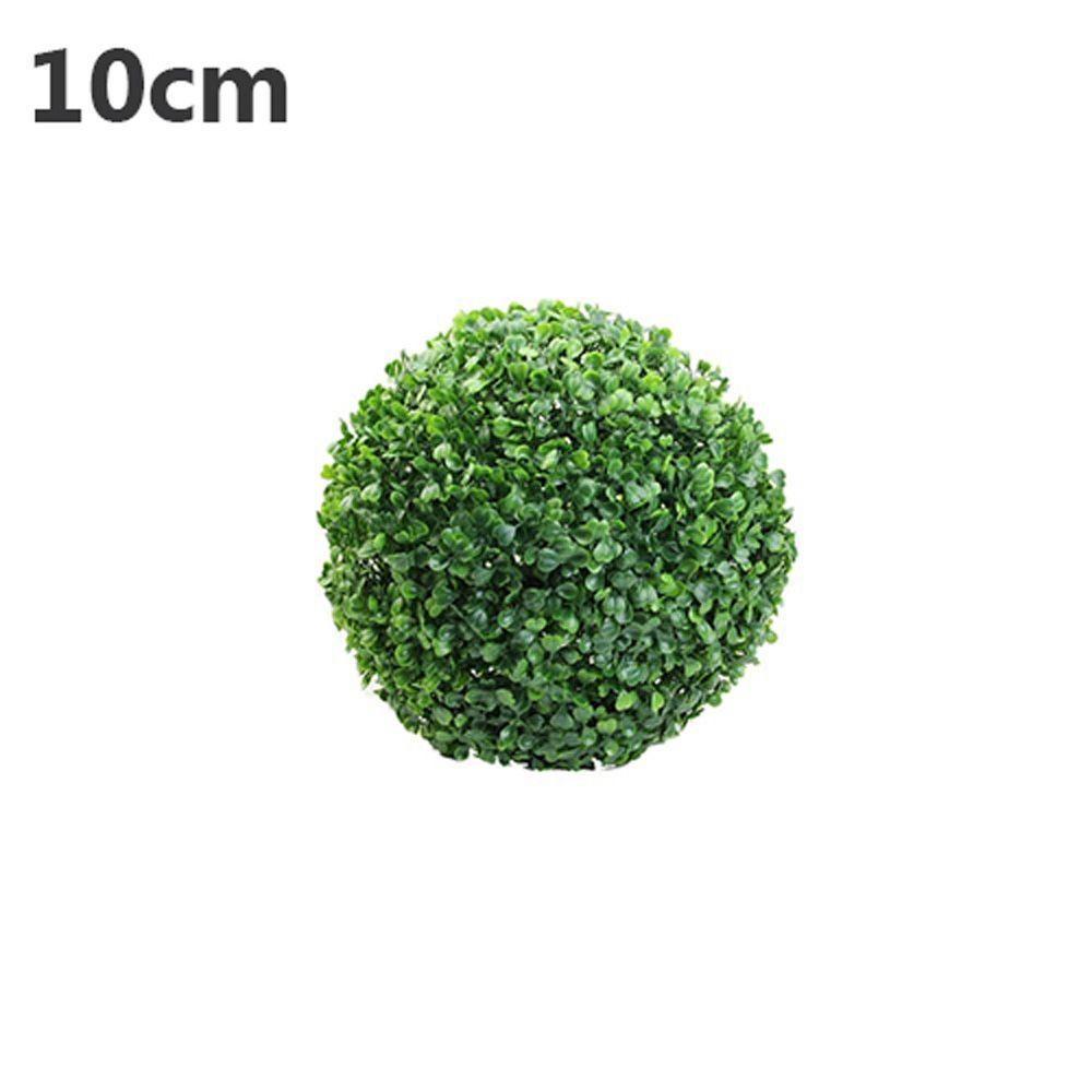 

Green Diy Outdoor Yard Party Home Garden Decoration Leave Ball Grass Ball Artificial Plant 10cm