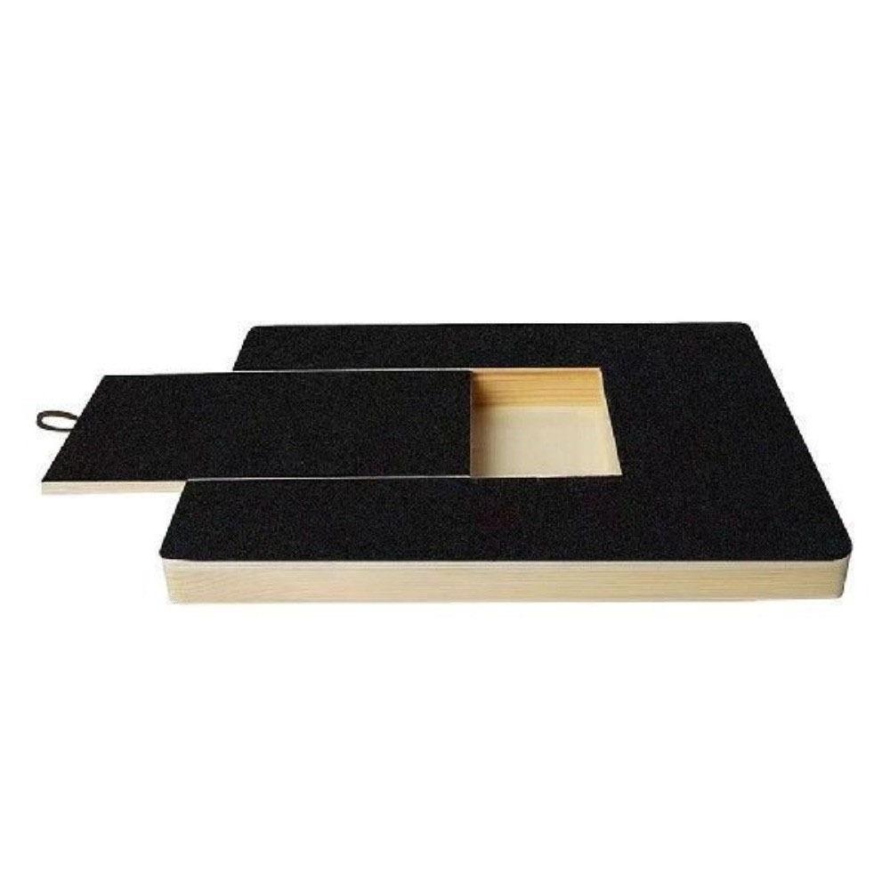 

Деревянная доска для царапания для собак, выдвижная доска для царапания для питомцев, коврик для царапания для собак, уход за питомцами чёрный