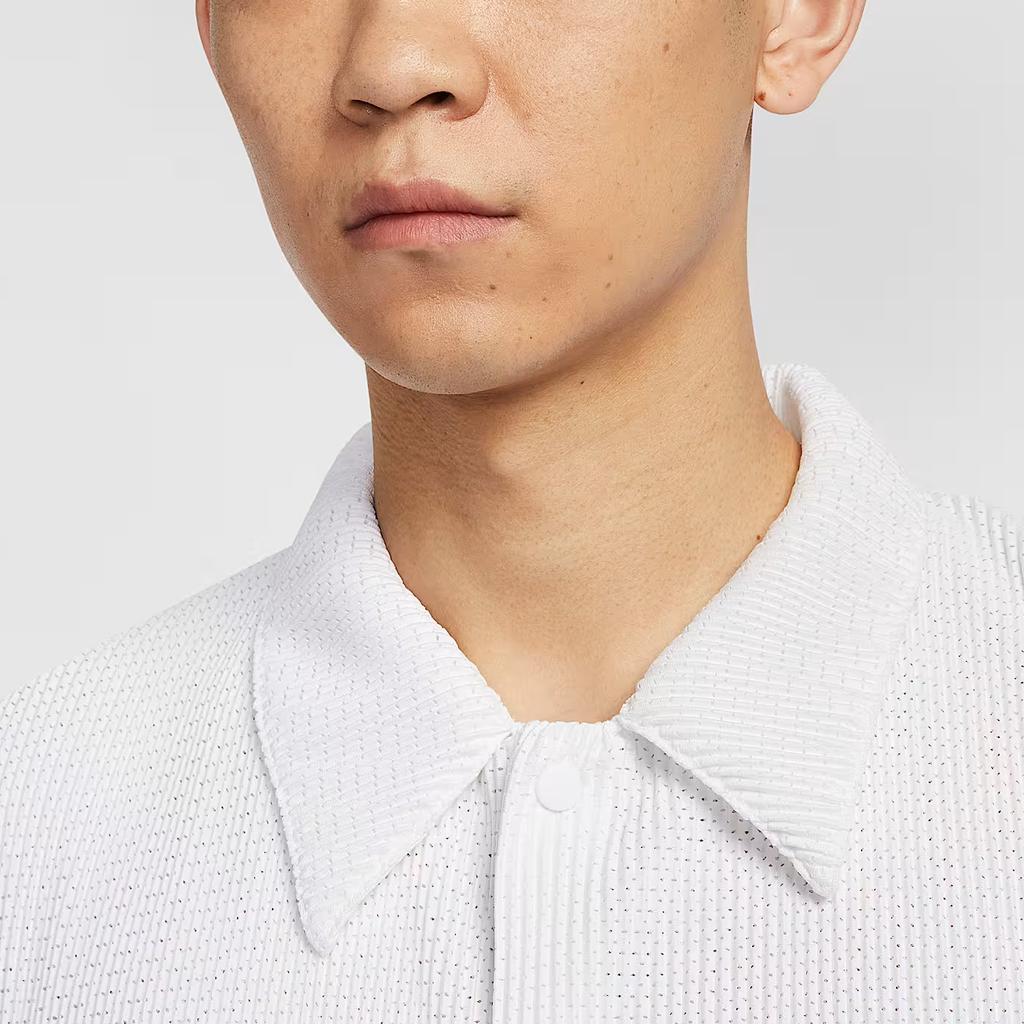 Nike SS25 Fashion Soft Comfortable Versatile Short Sleeve Shirt Men shirts White IB0021100