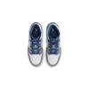 Air Jordan 1 Mid GS Cement True Blue Scarpe da ginnastica per bambini Grigio Cement-Grigio Bianco DQ8423-014