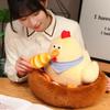PP Cotton Simulation Hen Plush Toy Hen Chick Family Plush Dolls Chick Family Plush Toys  Home Decor