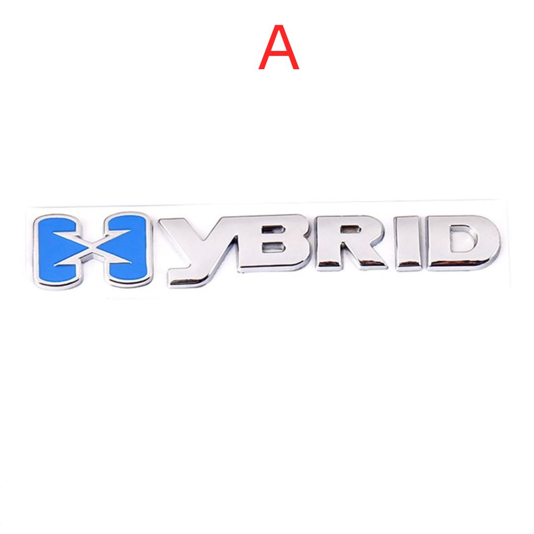 

3D металлическая гибридная эмблема на боковое крыло автомобиля, наклейка на задний багажник автомобиля для T/oyota C/amry P/rius C/orolla R/AV4 C/-HR P/rado S/ienna A