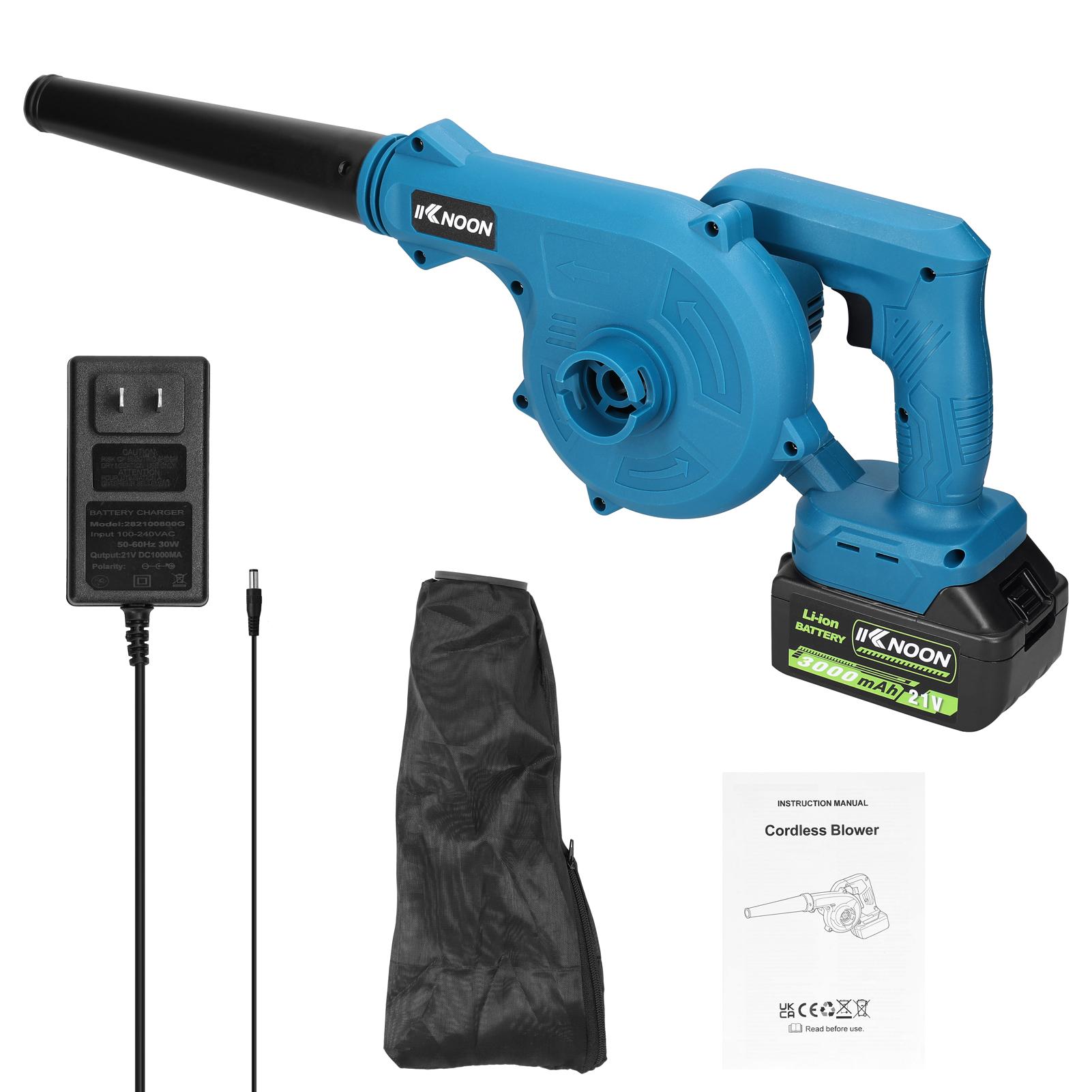 

Перезаряжаемый 2-в-1 пылесос для выдувания и всасывания листьев, мощный беспроводной электрический воздухоочиститель US plug with 1pcs battery