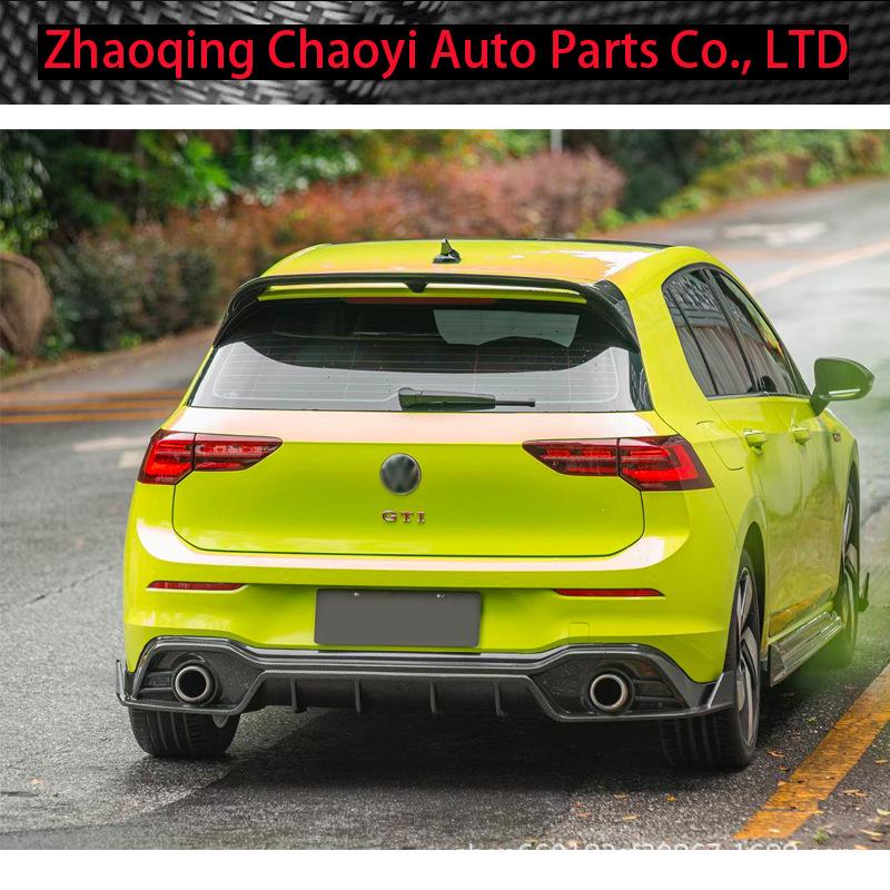 

Golf 8 GTI Carbon Fiber Rear Diffuser - 8th Gen VW Body Kit Modification Wet Carbon Fiber