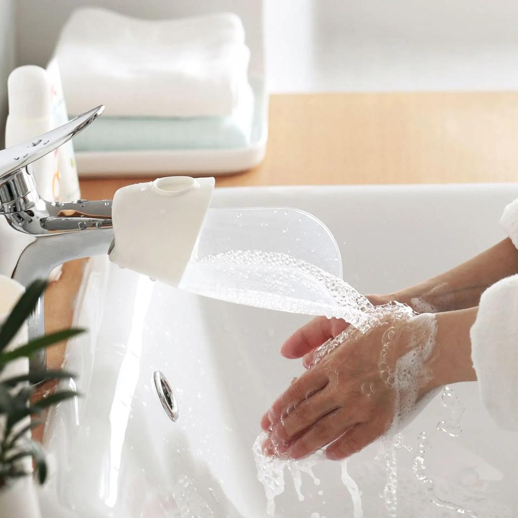 Wasserhahn-Verlängerung, Kinder-Wasserhahn, spritzwassergeschützt, Wasserhahn-Verlängerung, Badewannen-Wasser-Hahn-Verlängerung für das Händewaschen von Kindern