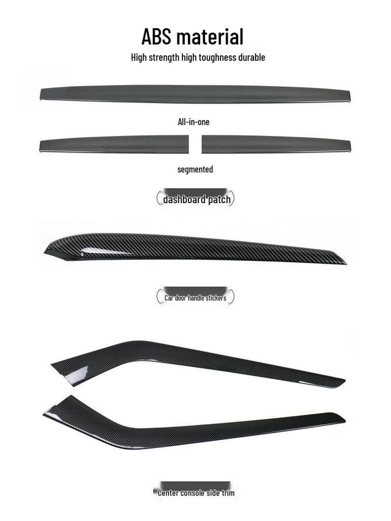 Tesla Model 3/Y Interior Door & Dashboard Stickers