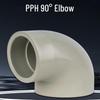 PPH Polypropylene 90 Degree Elbow Fitting