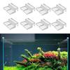 Pack of 8 Fishtanks Acrylic Clip Strong and Corrosion Resistant Lid Holder Stand for Various Aquariums 6/8mm Thickness