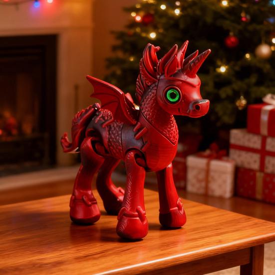 Movable Joints Pony Figurine Stress Relief Fidget Toy 3D Printed Horse Statue Educational Animal Model Desktop Decoration Ornament