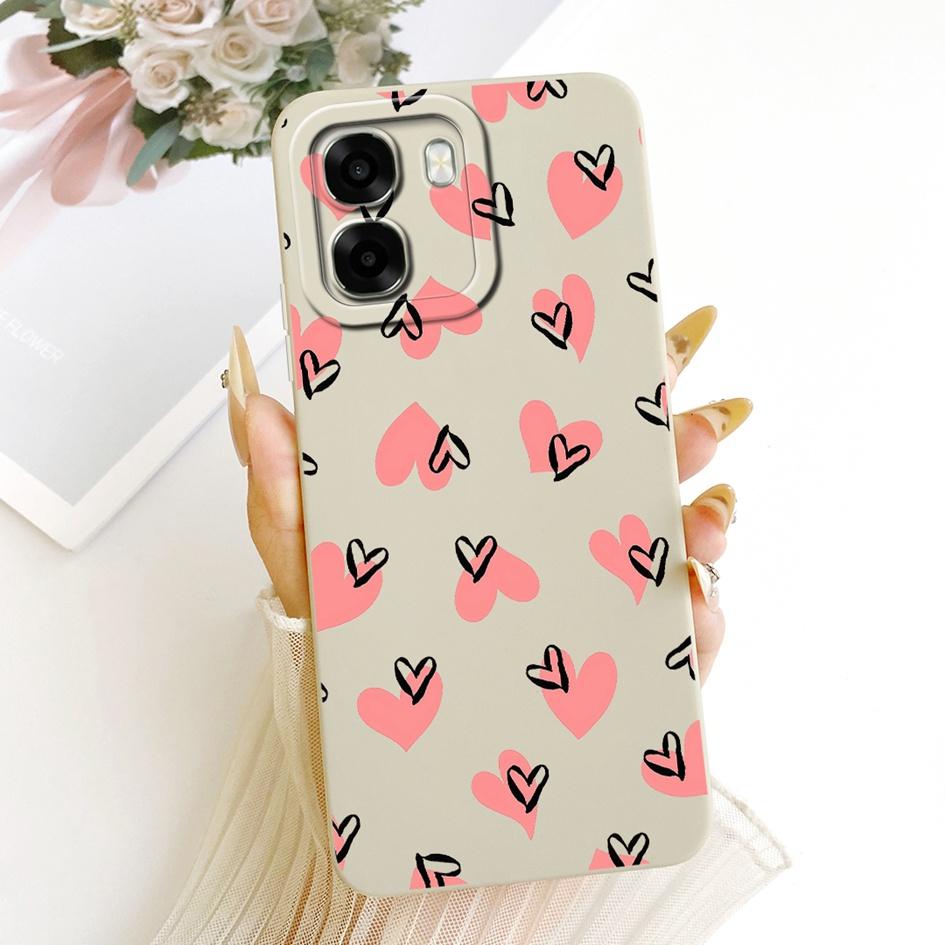 For OPPO A6x Case CPH2783 Fashion Sunset Painted Soft Liquid Silicone Phone Cover For OPPO A6t Pro OPPOA6t 4G CPH2853 Back Cases