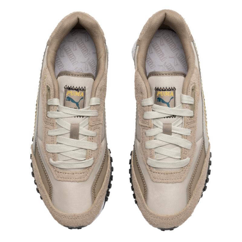Puma Blacktop Rider Premium Athletics Khaki Beige Unisex Sneakers Tan 398196-02