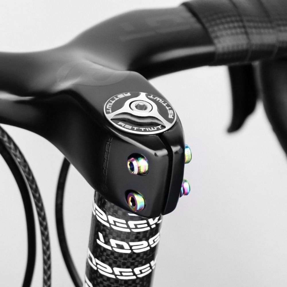 Aluminum Zinc Zinc Alloy Bike Handlebar Stem Lock Bolt M5*17mm Bike Lock Screw Fastener  Folding