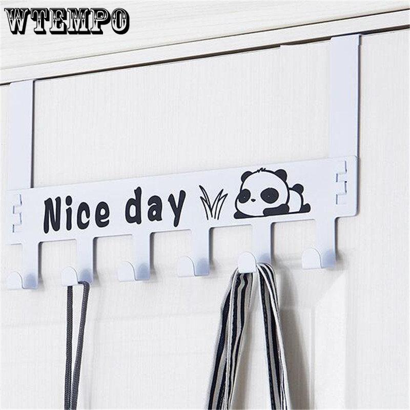 Basic Seamless Home Bag Door Hook Clothes Bag Storage Rack Household