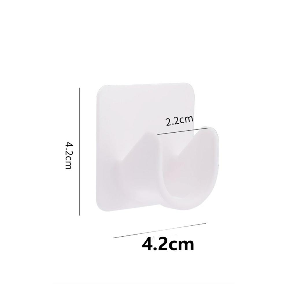 2pcs Strong Curtain Rod Bracket Holders Hooks Self-adhesive Adjustable Curtain Fixing Clip Punch-free Household Pole Support