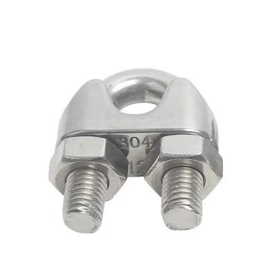 304 Edelstahl U-Typ Klemme Draht Clips M2/3/4/5/6/8/10/12/14/16/18mm Seil Clip Schrauben Rigging Hardware Schellen Seil Hülse