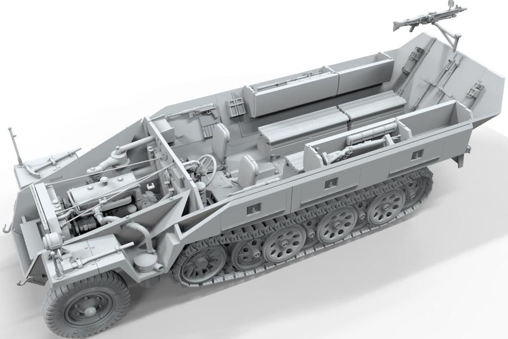 Border Model Germany Armored Personnel Carrier Plastic Model BT041 1/35 Sd.Kfz.251/1 Ausf.D