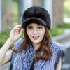 Ladies Winter Whole Mink Hat Mink Fur Fur Fur Outdoor Fashion Warm Korean Version Mink Baseball Cap Cotton Hat
