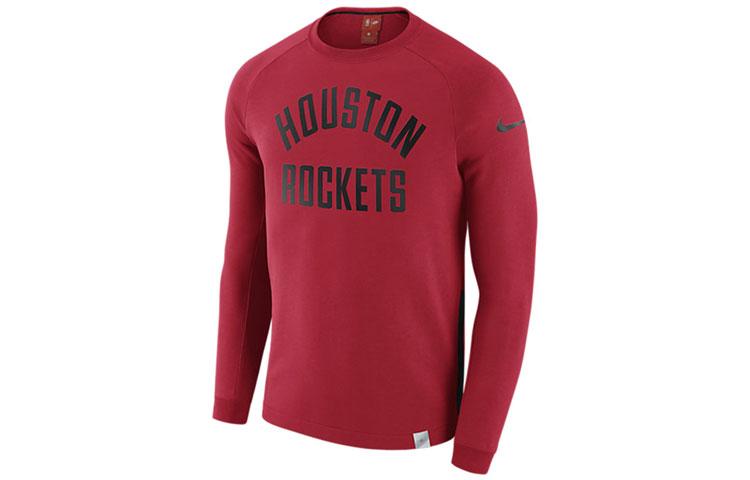 Nike Sweatshirts Men s Red Crew Neck Moderate Regular 860716-657 M