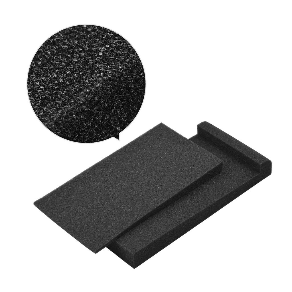 2 Packs High Density Acoustic Isolation Foam Isolation Pads 27 * 14cm Usable Area for Studio Monitor Speaker