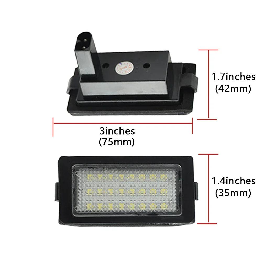 2PCS License Number Plate Lamps For BMW E38 1995-2001 with Canbus Plug&Play LED Number Plate Lights