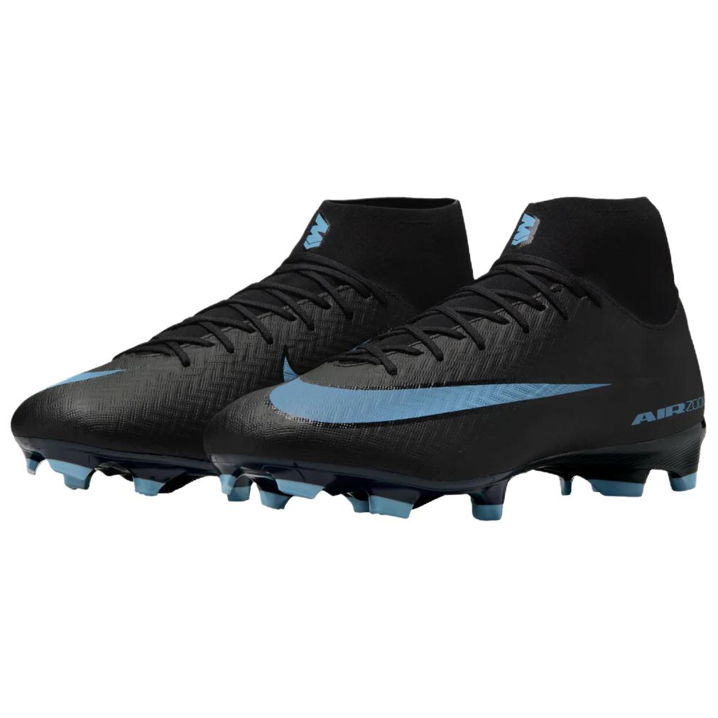 Nike Zoom Mercurial Superfly 10 Academy MG 2025 Shadow Pack Unisex Sneakers Black Ice-Blue FQ1456-001
