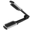 Straightening Comb Hollow Breathable High Temperature Resistance Double Sided Black White Hair Styling Brush for Home