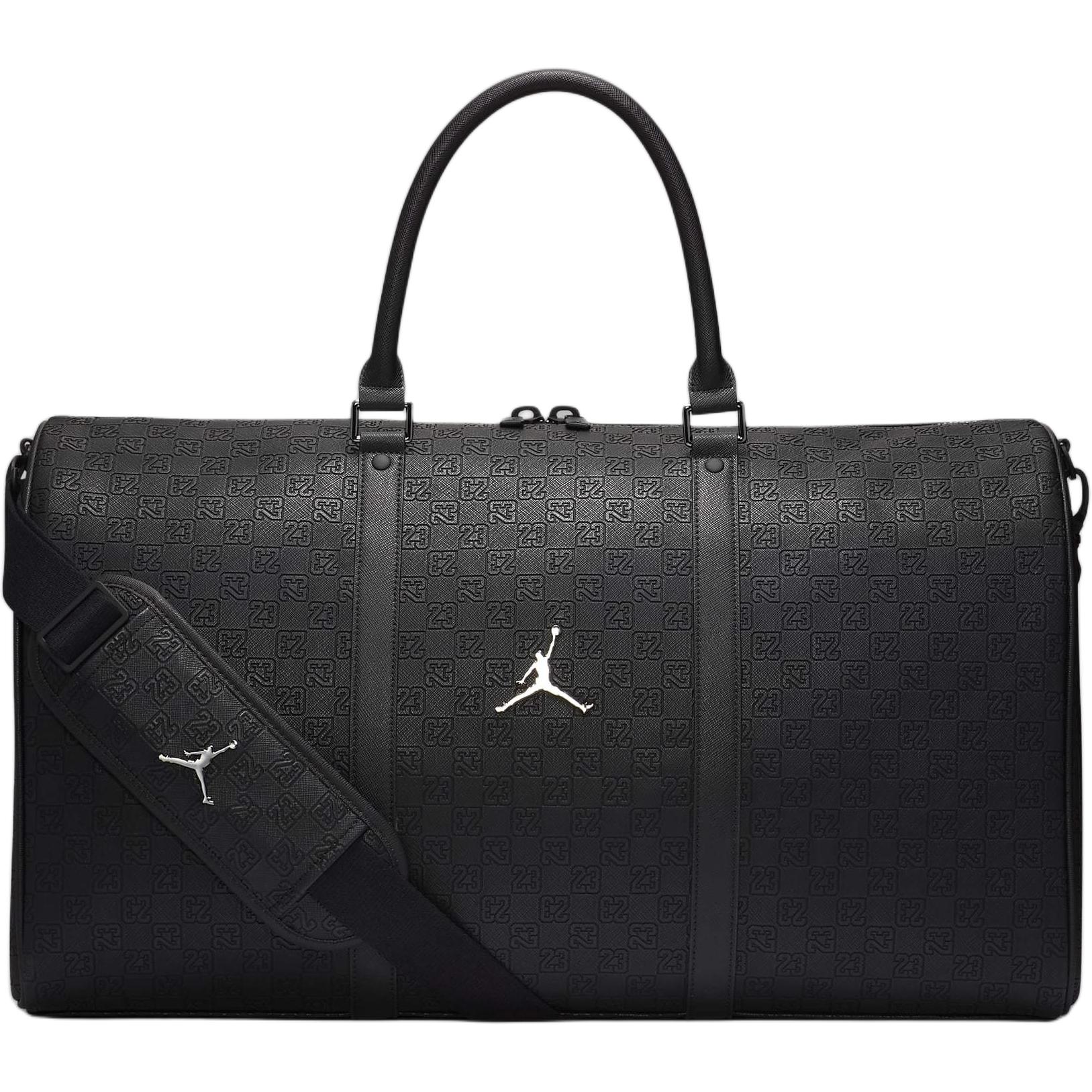 Jordan Logo Zipper Closure Shoulder Crossbody Travel Bag Men bags Black LM0987-023 Black