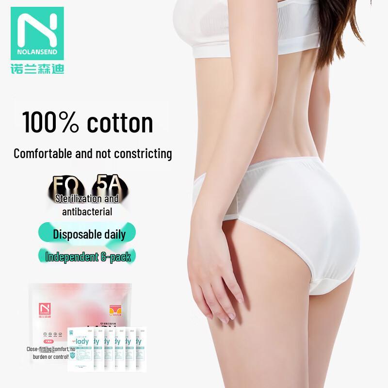 

Nolan Sendy Women s Disposable Cotton Underwear (6-Pack)