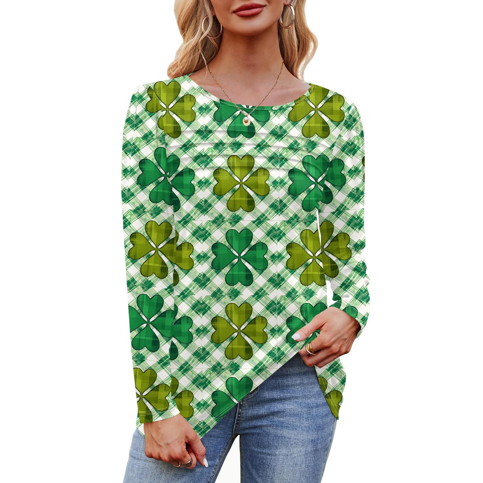 

Женский свободный повседневный топ с круглым вырезом и длинными рукавами, модный топ XL оранжевый