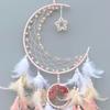 Moon Star Feathered Tassels Dreamcatchers Glowing In Dark Hanging Decors for Religious Celebration and Romantics Setting