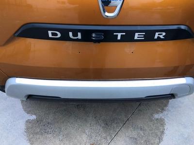 Obložení zadního nárazníku Carmos V1(nerezová ocel) pro Renault Duster 2018-2024
