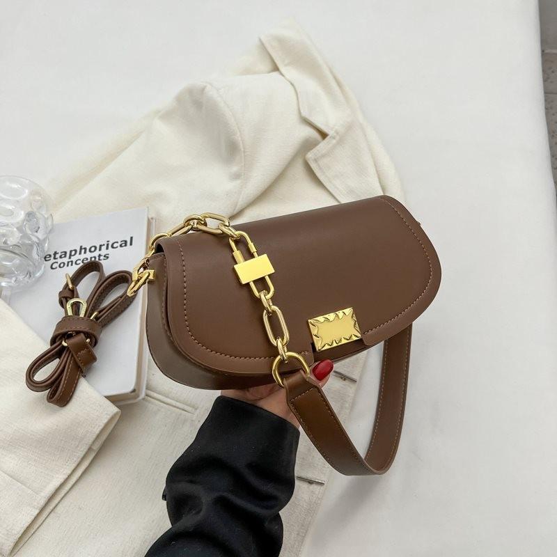 Fashionable Small Shoulder Crossbody Bag For Women In Classic Black And Coffee Colors For Spring Summer 2023