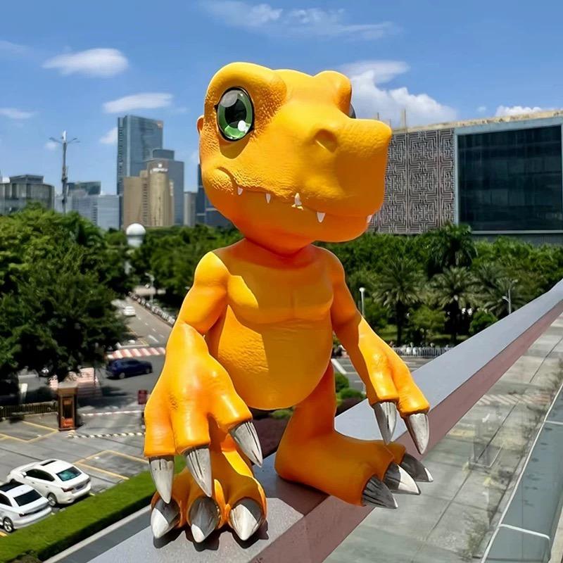 15cm/5.9in Anime Digimon Adventure Figure Yagami Taichi and Agumon Action Figures Pvc Statue Collection Model Toys Gifts