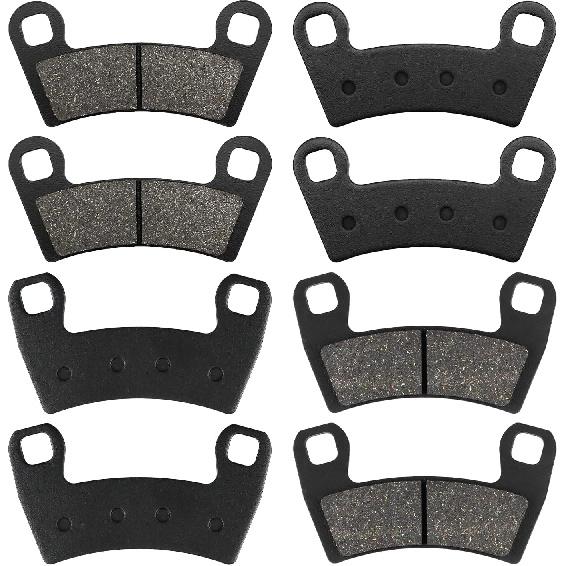 ZICOO Front And Rear Brake Pads For Polaris RZR 900 2015-, RZR 900 S, RZR 900Trail /Trail S, RZR 1000 S/Trail S