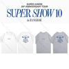 SUPER JUNIOR Concert SUPER SHOW 10 Series Print Tshirt Cotton Summer Tops Short Sleeve Tee Daily Clothing Womens Tshirt