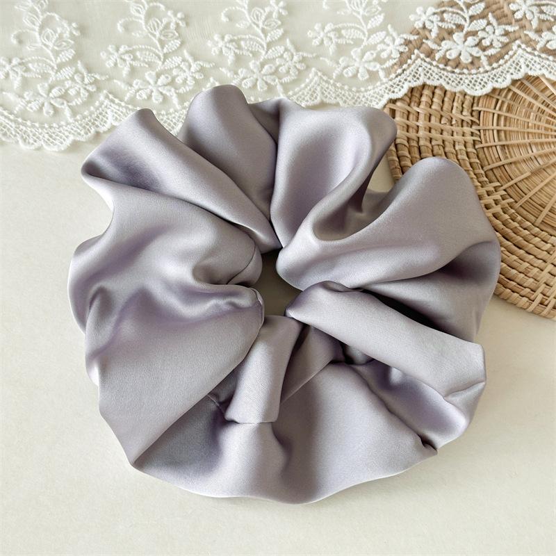 Lace-faced High-end Large-sized Bellyband Hair Tie with High Elasticity for Ponytail Hair Care