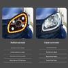LED Headlight Assembly with Crystal Lens & Flowing Turn Signals for 15-19 Mercedes-Benz Smart