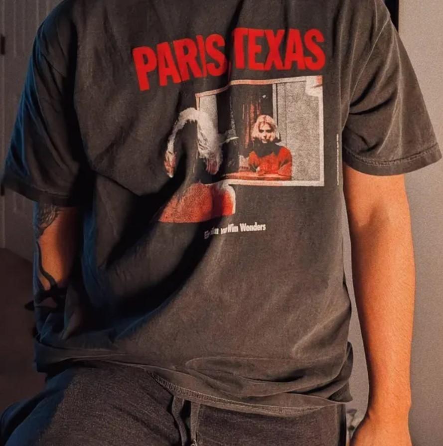 Paris Texas T-Shirt Wim Wenders 1984 Film Criterion Collection Avantgarde Kunst Haus L brown