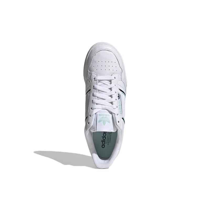 adidas Continental 80 'Weiß Schwarz Grün' Sneaker FU9776