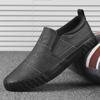 Spring Autumn  Men's  Shoes Leather Casual  Designer Fashion Leisure Loafers Slip-On Flat Shoes