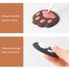2Pcs Cat Paw Door Handle Stopper Self-Adhesive Silicone Door Knob Stop Wall Protector Quiet Shock Absorbent Wall Bumper Anti-collision Pad