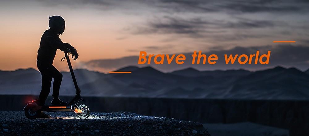 KuKirin G3 Electric Scooter 1200W Rear Motor 52V 18Ah 50KM/H Max Speed 70KM Range Touchable Display Control Panel TPU Suspension