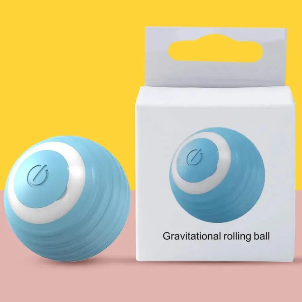 1Pcs Pet Gravity Intelligent Rolling Ball Cat Toy To Relieve Boredom Self Hi Cat Teaser Stick Kitten Charging Cat Teaser Ball